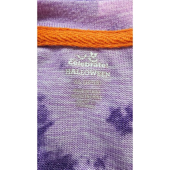 CELEBRATE! HALLOWEEN Women’s Size XL Purple“Let’s Go Ghouls” Sleep Shirt - Picture 5 of 7